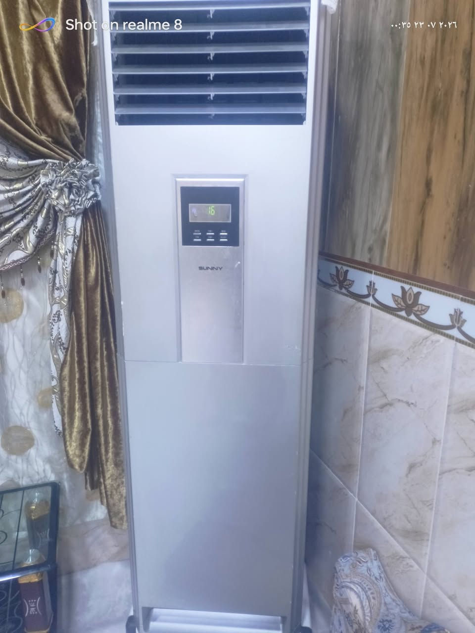 سلام عليكم ورحمة الله وبركات
سبلت عمودي نوع سنيوو  ثلاث طن نظيف جدا شرط الشغل  وبيه ضمان تبريد كلش حلو ماشاء الله غاز 22 R  جاهز مع كامل ملحقاته حاليا جاي يشتغل تجي وتشوفه بعينك تبريد يخبل   العنون بصره الهارثه قرب محطه مشمشه
االسعر 700
***********
