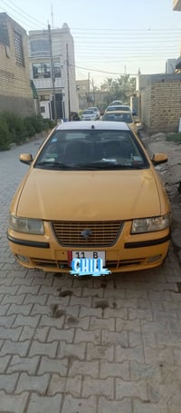 سمند موديل 12رقم نكليزي بغداد مصفره هيه وغرامات تبريد نقصه بس غاز سيار...