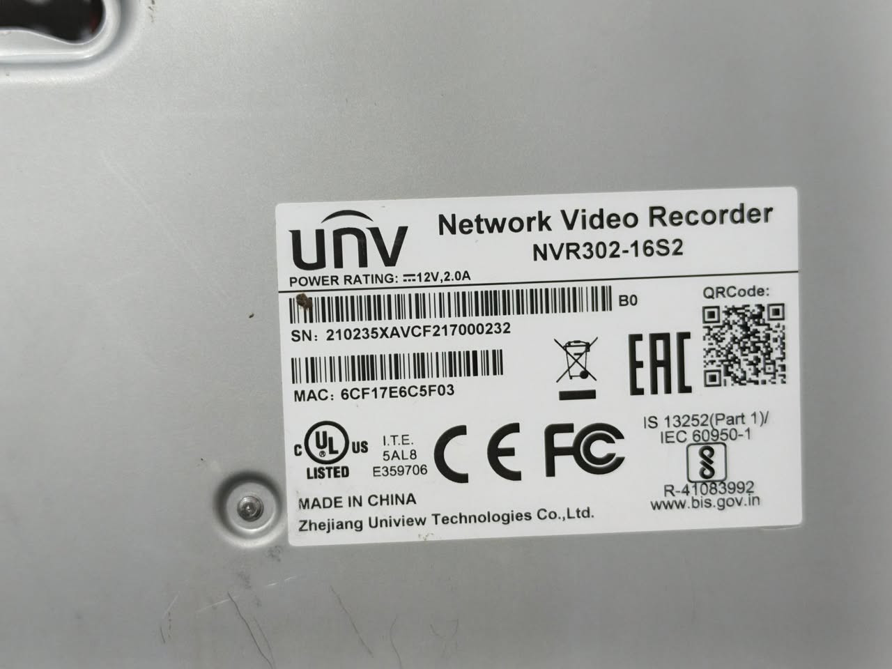 السلام عليكم
Nvr  16     سعره 100 الف  
 للبيع مكاني الدوره ولا يوجد توصيل


**إذا كنت صاحب هذا الإعلان وتريد حذفه لأي سبب، رجاءا أرسل رسالة إلى الدعم الفني**