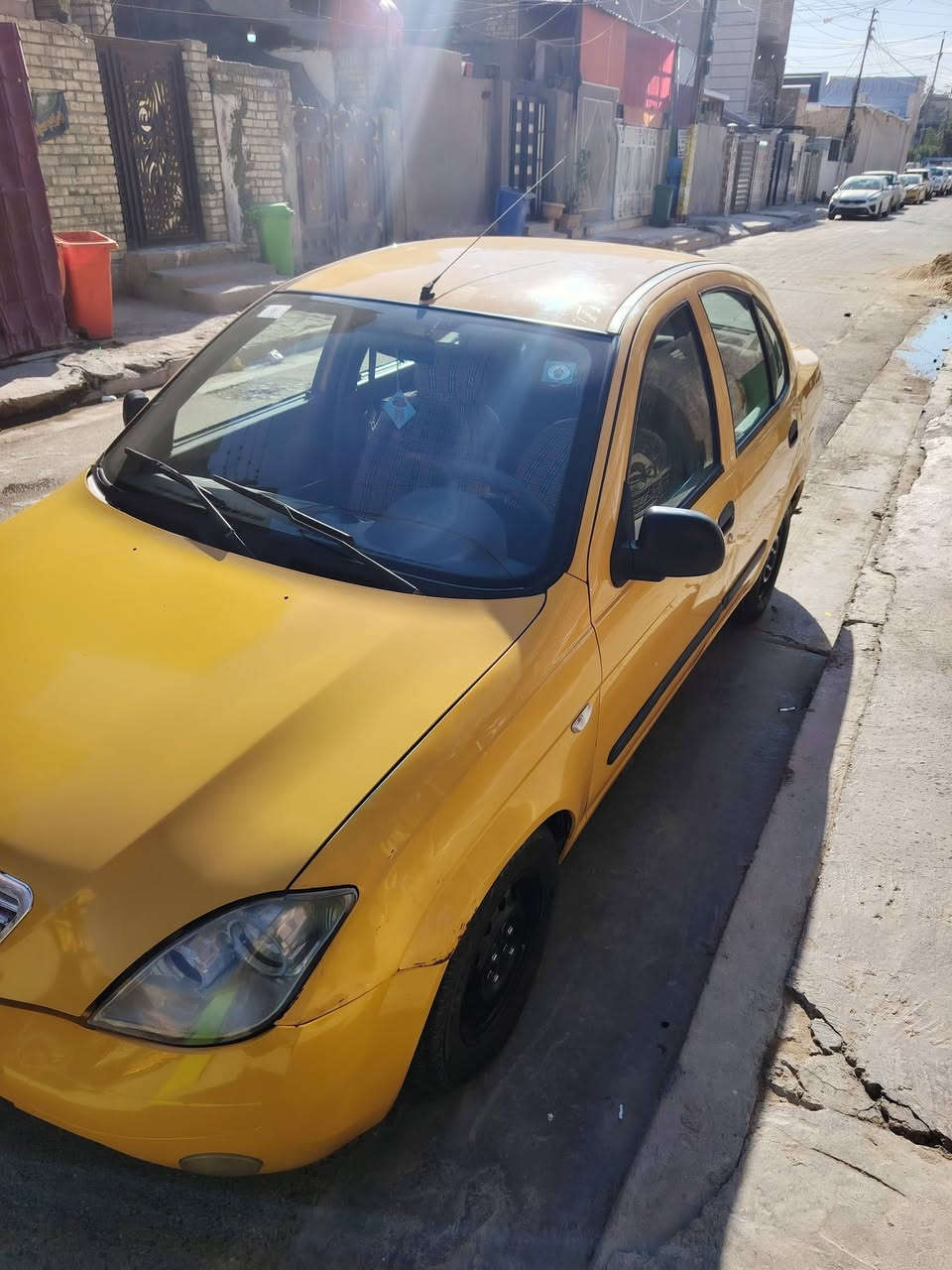 السلام عليكم طيبه 2015 بيه باب الخلفي صبغ وبنيد تبديل
سياره جاهزة السعر 35بيه مجال بكان بغداد ***********
