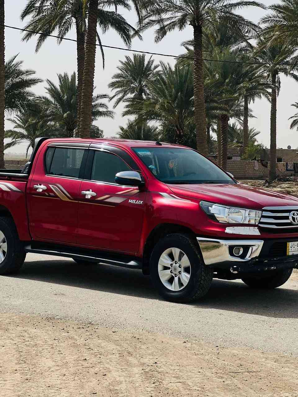 السلام عليكم
تيوتيا هايلوكس موديل 2019 رقم بغداد 

ماشيه 164 الف مواصفات الساز كامل تبريد قطعتين تبريد كشنات سياره نظيفه جداً مستلمها من الشركه وجانيها المو شراي لا يتعبني للأستفسار

***********
