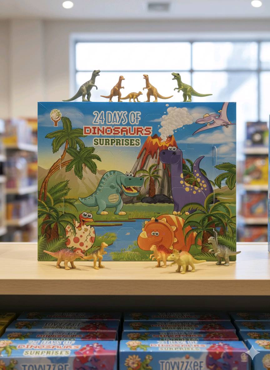 لدينا مجموعتين مميزتين للأطفال. المجموعة الأولى هي لعبة Micro Blocks من \'XIN SI LI\' عبارة عن مكعبات تركيب للشخصية الحيوانية الظاهرة في الصورة. تحتوي المجموعة على 1098 قطعة، ومناسبة للأطفال من عمر 8 سنوات فما فوق. المجموعة الثانية هي مجموعة مفاجآت الديناصورات، مناسبة للأطفال ممن يحبون المغامرة والتنقيب عن المفاجآت! تتضمن 24 مفاجأة مختلفة من أشكال الديناصورات الرائعة التي تبقي الطفل مستمتعًا كل يوم!