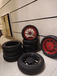 ويل كب RBM. احمر. بلادي. فقط كلير. تايرات جلاتين. باله ماركة MAXXIS شر...