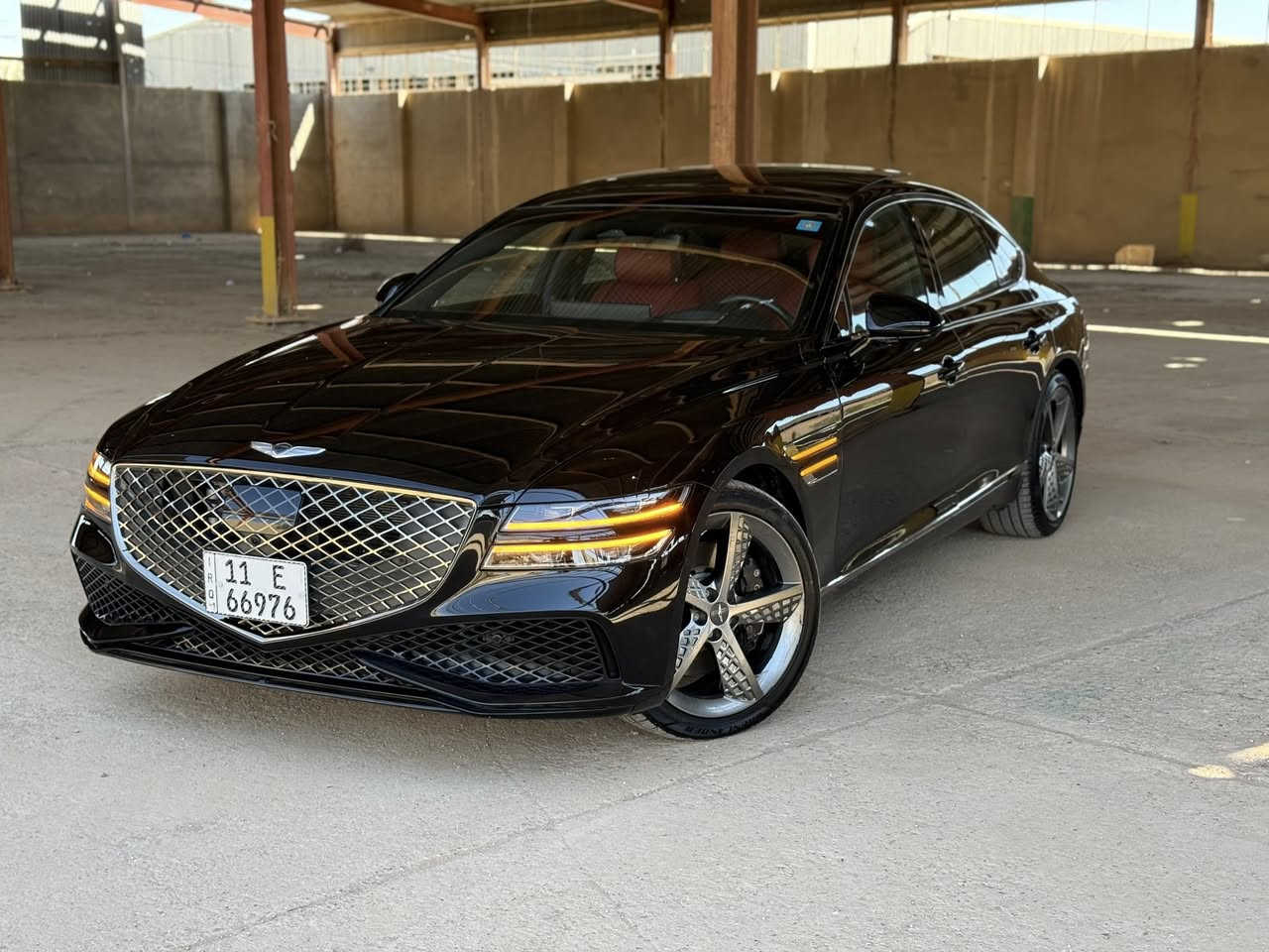 جنسز جي80  سبورت برستيج اعلى فئه
6 سلندر
 Genesis G80
الموديل 2024
الفىه الاولى بالمواصفات
التاير الخلفي يفتر مع التاير الامامي
المحرك 3500 تون تيربو
عدد الاحصنه 385 🐎

العداد 18 الف ونص مايل
رقم بغداد
الضرر بنيد جاملغ تبديل نفس اللون مع صبغ جزء من باب الساىق
ايوباك مقود فقط وراجع سستم
الشاصي والراديترات مكفول
اللغد الايسر متضرر
السعر 320 ورقه 
***********
المواصفات
1.بانوراما
2.برده كهرباء
3.كشنات جلد احمر مع تدفئه وتبريد بالكشنات وكهرباء
4.كشن السائق مساج
5.بانوراما
6.كامرات محيطيه عدد 4
7.السياره تتقدم وترجع بالبصمه
8.حساسات اماميه خلفي
9.اوتو بارك
10.عدادات ثيم متغيره حسب وضعيه القياده
11.نظام 3D  بشاشه العداد
12.نظام صوت lexicon 21 سماعه
13.مره شفط مع auto Dim
14.انظمه قياده عدد 4
15.صندوك كهرباء
16.ويل كب حجم 20 تو سايز
17.كاربون فايبر بالابواب والداشبورد
18.تشغيل عن بعد
19.شفتات بالمقود
20.خزن ميموري
21.خاصيه الخروج المريح
22.صندوك ذكي عن الاقتراب
23.نظام الترحيب عند الاقتراب
24.لايت تفاعلي
25.هاند بريك بصمه
26.اوتو هواد
27.داتا شو
