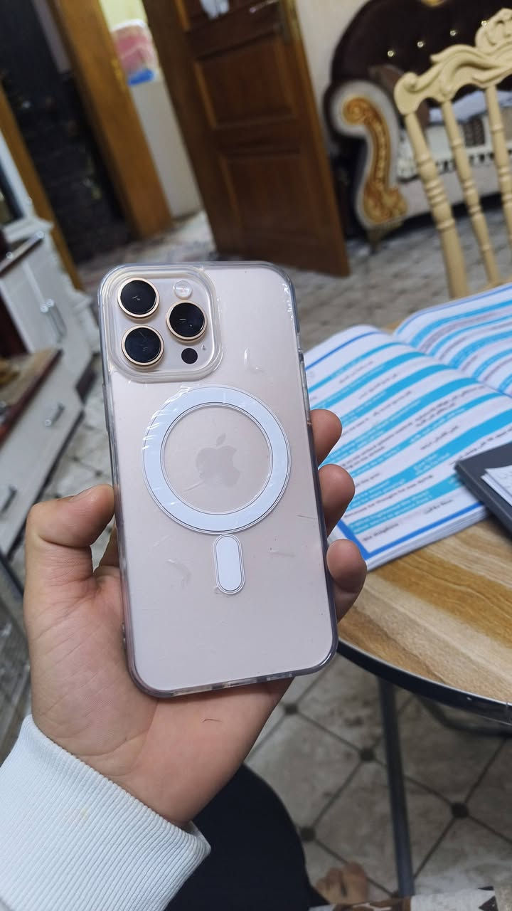 السلام عليكم للبيع ايفون 16 برو ماكس ذاكرة 256 بطارية,100 مشحون 150 ابيع عل فحص مكاني بغداد للاستفسار ***********
