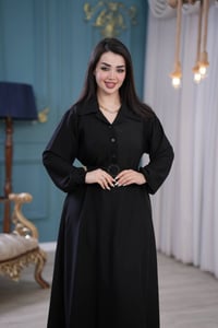 فستان دبل كلوش • قماش كوبرا • مقاسات L-3XL