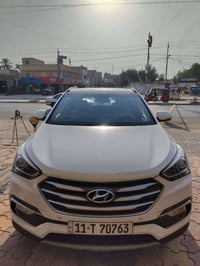 santafe للبيع موديل 2018 خليجي 6سلندر 7راكب بصمه،كراسي الامامية كهرباء...