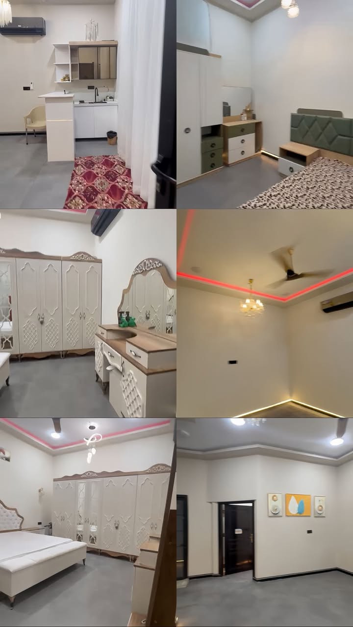بيت طابقين للايجار مؤثث كامل البيت جديد العنوان السنيديه المطيحه للتواصل على الرقم التالي ***********
