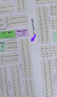 قطعه ٢٠٠ متر بالمراتب شارعه ٣٠ متر تجاريه المنطقه مخدومه ماء ومجاري وك...