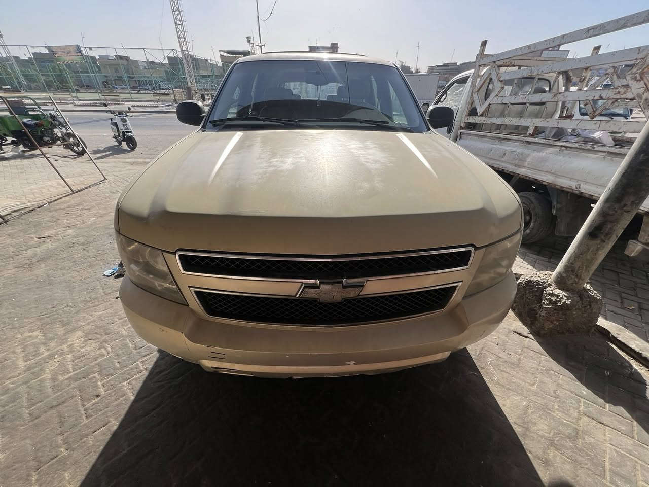 السلام عليكم من رخصة الادمنية سيارة شوفرليت تاهو موديل 2009  LT  اللون شمباني أو ذهبي وراد خليجي السيارة أدوات أدوات السيارة وكما موضح بالصور السيارة كفالة عامة لا كص ولا ضربة ماعدة بس الدعاميات السيارة تحتاج ترتيب فقط مكان السيارة محافظة البصرة أتعهد من السرقة والإنتربول سعر السيارة 90 ورقة وبيه مجال لا أتواجد على الفيس فقط واتساب أو اتصال على الشريحة ***********
