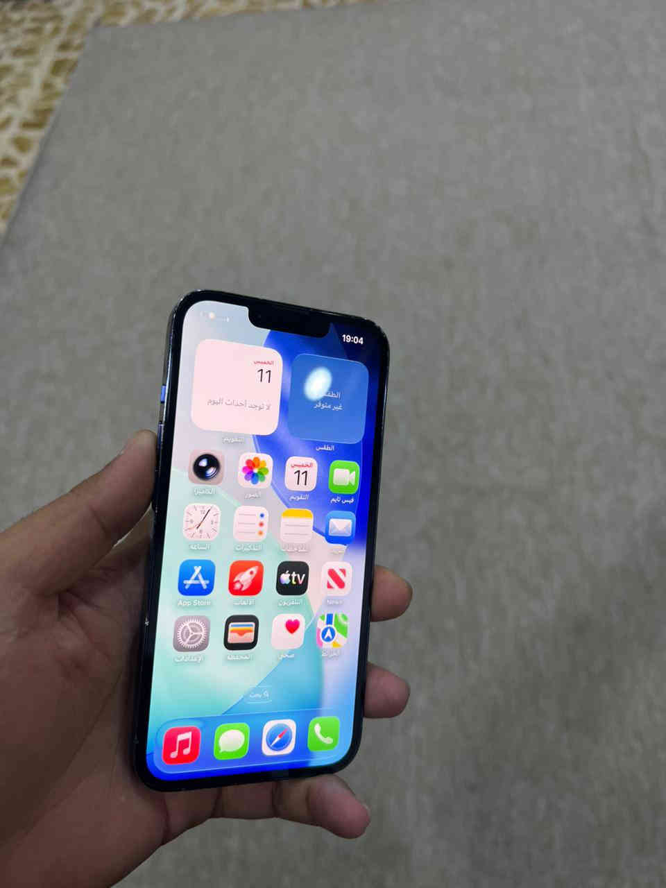 ايفون 13 برو ماكس الذاكره 256 تك سيم بطاريه 95 شرط ما مفتوح كبس ما يعبر هواء نموذج M ((السعر 675))
***********// ***********
