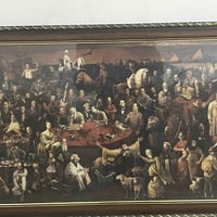 اخوان لوحه انتيكه تحتوي على العديد من الشخصيات البطوليه في الوقت الساب...
