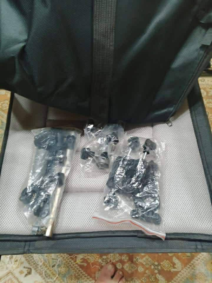 يا الله عيني كرسي مال صيد جديد غير مستخدم يجي ويا الجنطة مالتة زايد استاندات مالاتة زيد استاند مال شمسية ويضن يطبك سعر 65الف يوجد خدمة توصيل الجميع المحافضات 5تالاف الحجز ولاتصال على الواتساب او على الخاص رقمي ***********
