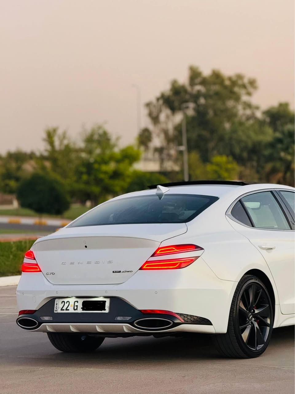 السلام عليكم  G70 ***********
جنسزز 6 سلندر 3300 توين توربو
السياره فول فول للاخير هواي مواصفات 
حادثها فقط بابين مبدلات اصلي بدون ايرباك البجم كبس بلادي 
رقم اربيل جديد وكاله او تحويل ثاني يوم 
سعرها 235 بي مجال قليل 
مكانها البصره دور الضباط 
انا مكلف بالنشر رقم راعيها 
*********** ابو الخصيب, البصرة
