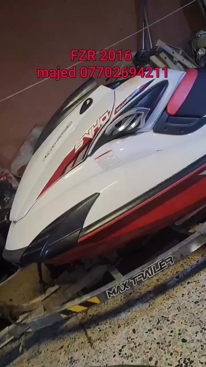 السلام عليكم... للبيع ياماها FZR 2016  وارد نظافه 95% .. الجتسكي عليه عطاس وكزوز ريفا وشوته ريفا وبروانه سولاس جاهز من كلشي ..
السعر  115 ورقه .. ***********
