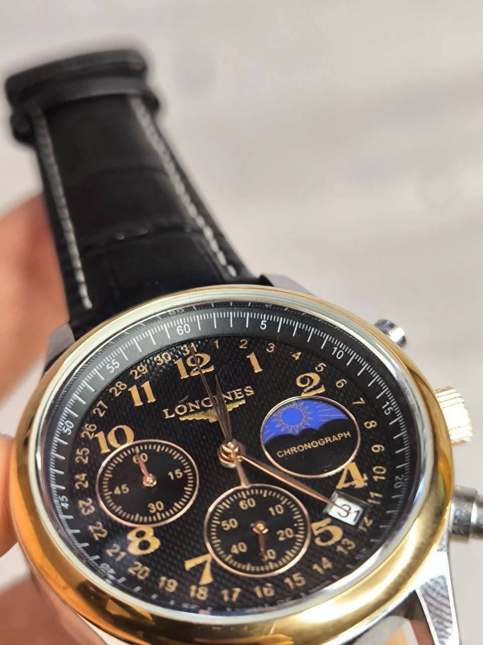 لونجين Longines وارد اوربي
تحفة فنية
مصصمة لطيارين و الضباط
مكينة كوارتز ناعمة تعقيدة كونكراف ( جميع سناتر شغاله)
ميناء مميزة ( محببة) مزودة بمنفذ تاريخ 
نظام شمسي قمري☀️🌑
زجاج معدني ضد الخدش 
مقاومة ماء وغبار 
سير جلد 
القطعة مختمة بالكامل
نظافة 97% 
قفل فراشة 

⚠️ملاحظة متوفر قطعة واحدة فقط 

السعر :- 30 الف ع اول تم 
للحجز والاستفسار يرجى مراسلة الصفحه


**إذا كنت صاحب هذا الإعلان وتريد حذفه لأي سبب، رجاءا أرسل رسالة إلى الدعم الفني**