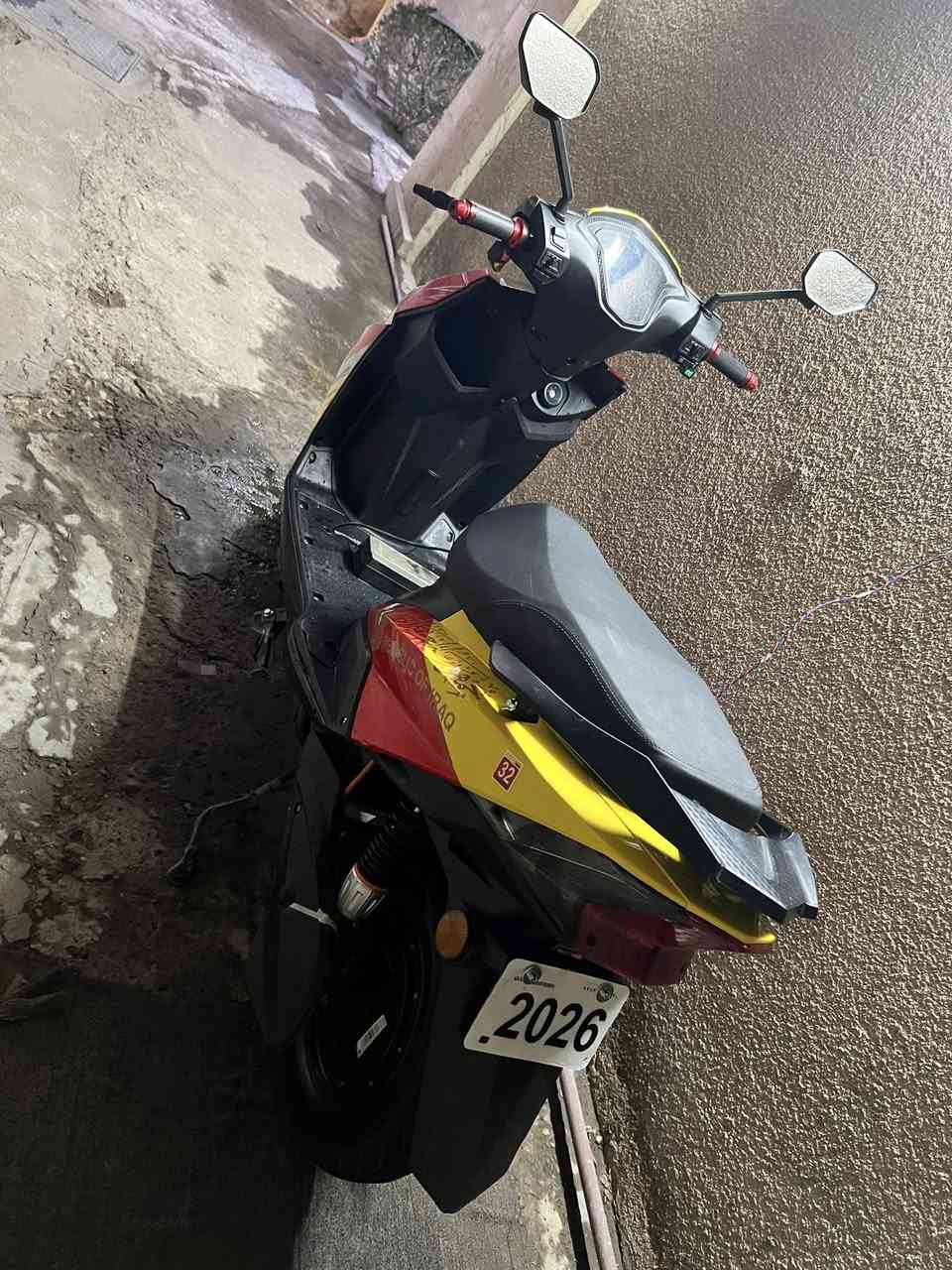 سلام عليكم دراجة شحن سعر 550 بيه مجال بغداد ***********
