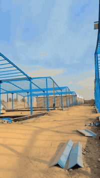 شركة الشمري • جملونات حديدية • جرف النداف