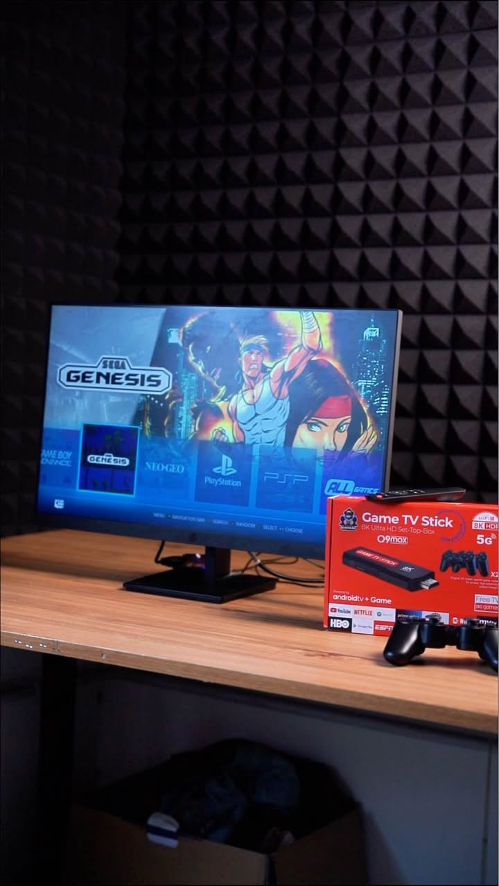 حوّل تلفزيونك إلى عالم ألعاب 🔥

🎮 آلاف الألعاب الكلاسيكية والحديثة بجهاز واحد

📺 Android TV + ألعاب = متعة بلا حدود

⚡ جودة 8K وصورة تخبّل

👫 العب وحدك أو مع صديقك

📡 Wi-Fi سريع وتشغيل سهل

💥 جهاز واحد… تسلية كاملة للبيت!

ملاحظات : 

تشغيل الجهاز يتطلب اتصال بالواي فاي.
قد تختلف واجهة الألعاب أو عددها حسب التحديث.
لا يحتاج اشتراك شهري.
متوافق مع أغلب شاشات التلفزيون الحديثة. بغداد, العراق


**إذا كنت صاحب هذا الإعلان وتريد حذفه لأي سبب، رجاءا أرسل رسالة إلى الدعم الفني**