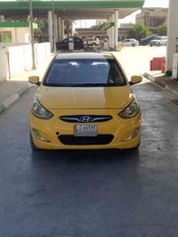 هوانداي اكسنت موديل 2014وارد خليجي كفاله عامه لا تبديل ولا ضربه مكينه ...