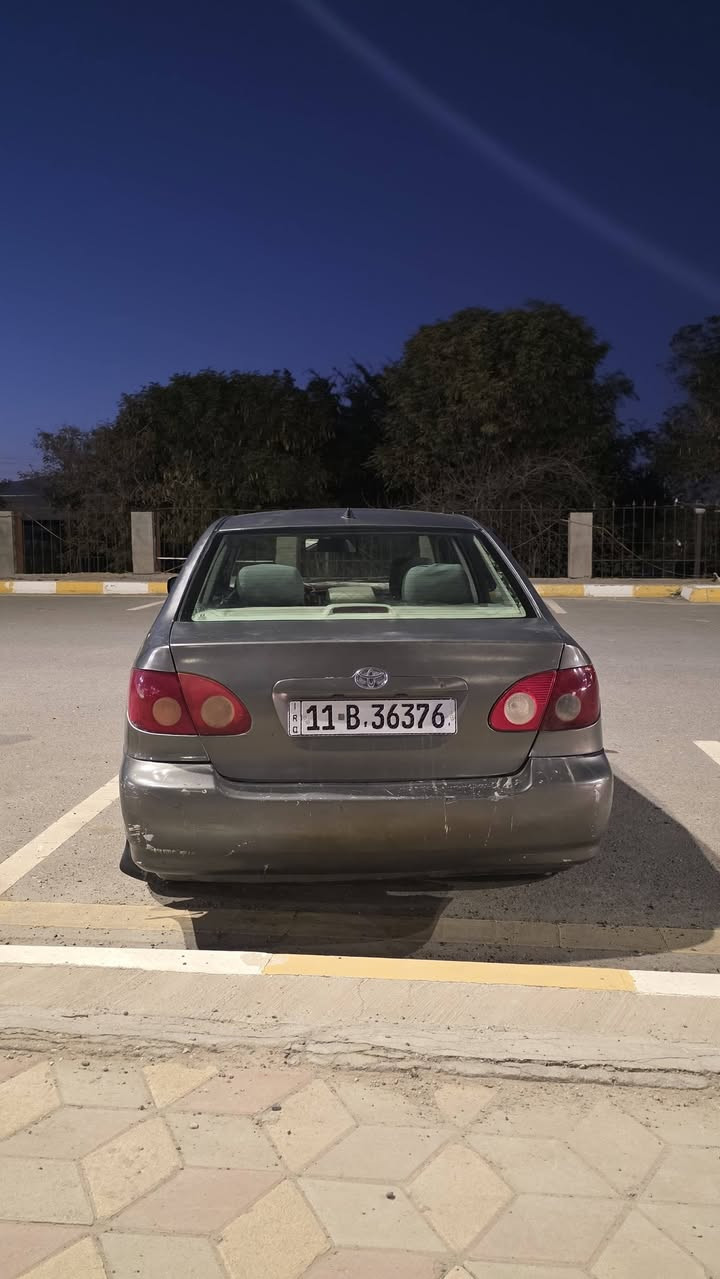 تحية طيبه
كورلا 2006 وراد امريكي ضرر امريكا جاملغ خلفي بدون دواخل السياره مصبوغه عام بدون ضرر فقط ضرر امريكا رقم بغداد الجديد بأسمي تحويل ثاني يوم  سياره كاعده وجاهزه مايرادله مصرف مشط ستيرن جديد صدر جديد هوايه شغلات مبدله جديده بيه 
كير محرك كفاله تبريد كهربائيات كلها شغاله 
***********
