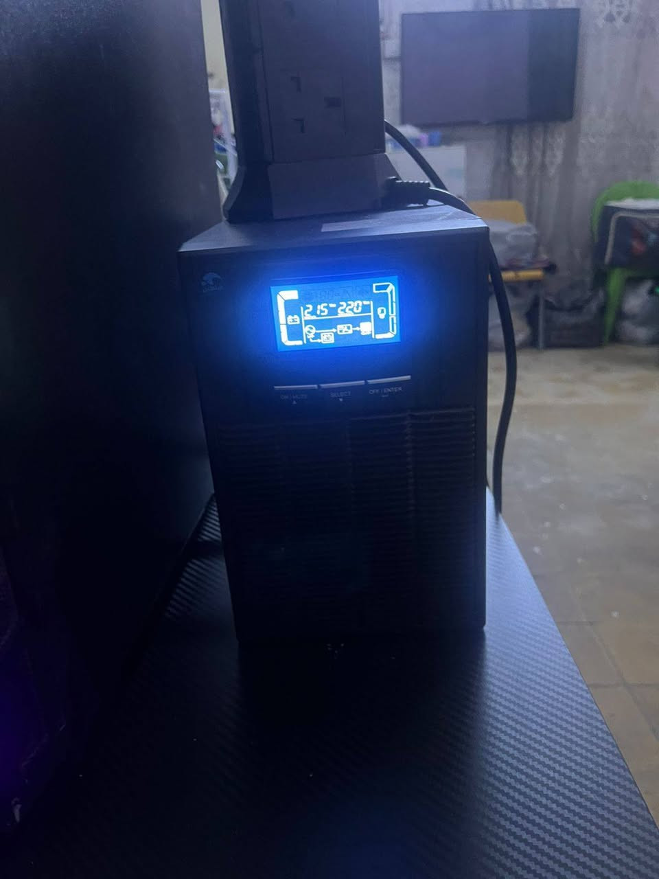 السلام عليكم
للبيع فقط 
CPU: Ryzen 5 5600x 
GPU: RTX 3070 8GB MSI SUPRIM 3FAN RGB 
RAM: 16 GB 4*8GB T-FORCE 360OMHZ RGB 
Cooler: LQUID Cooling ASUS TUF 2FAN 
RGB 
MB: B450 PRO S ASUS TUF 
Hard: 1TB NVME LEXAR 
PSW: 650W AIGO 
CASE: AIGO 4FAN RGB 
YESTERDAY 4:29 AM 
ميز حاسبه وكرسي كمنك 
السعر مليون وثلاث مئه
1300.000


**إذا كنت صاحب هذا الإعلان وتريد حذفه لأي سبب، رجاءا أرسل رسالة إلى الدعم الفني**