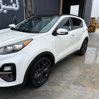 سبورتاج موديل 2020 وارد امريكي حادثها قطعها وحدة بدون داخل بدون ايرباك...