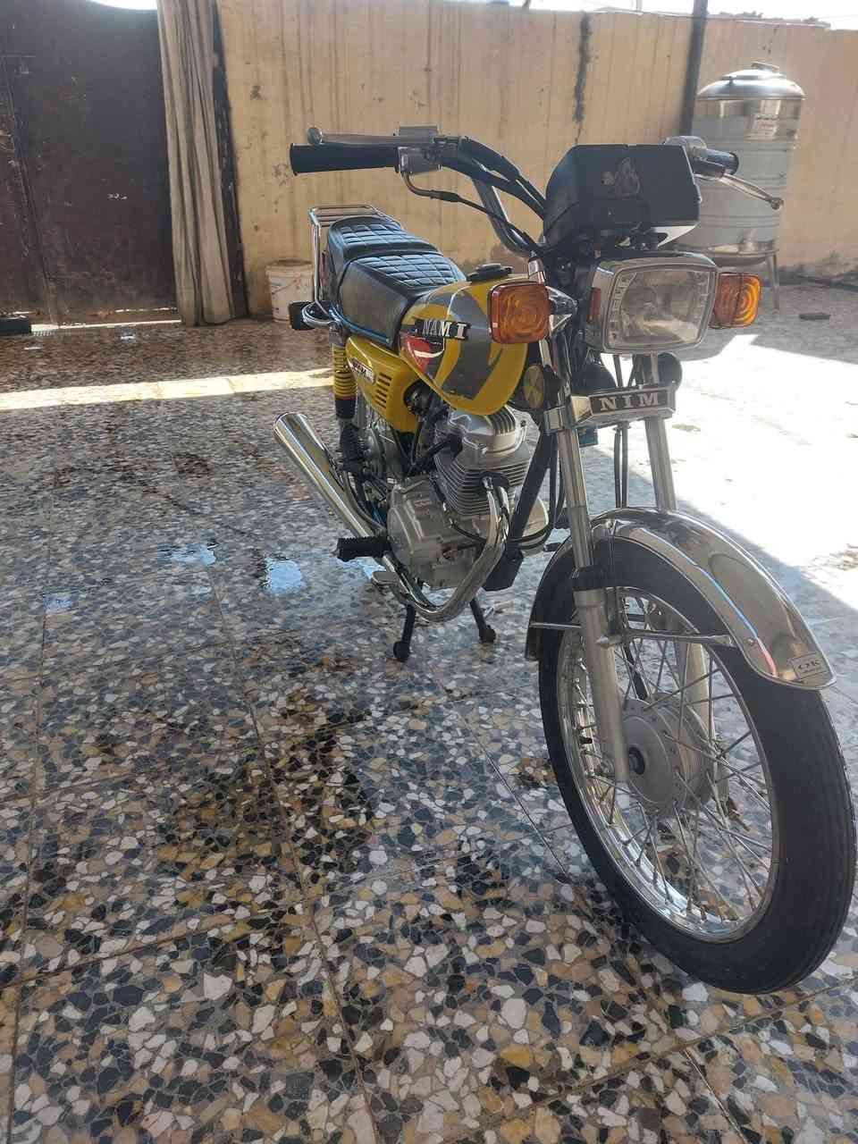 سلام عليكم دراجة لبيع ايراني 2025 اوراق مكان فلكة سلمان باك
الرقم ***********
