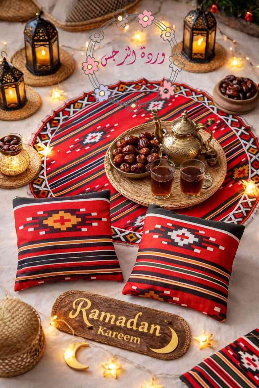 رمضان على الأبواب 🌙
وهذا آخر أسبوع لحجز الكوشات والمفارش الرمضانية
خلّوا سفرتكم تحچي رمضان يجمعنا 🤍✨🌙
#توصيل_بغداد_ولجميع_المحافظات


**إذا كنت صاحب هذا الإعلان وتريد حذفه لأي سبب، رجاءا أرسل رسالة إلى الدعم الفني**