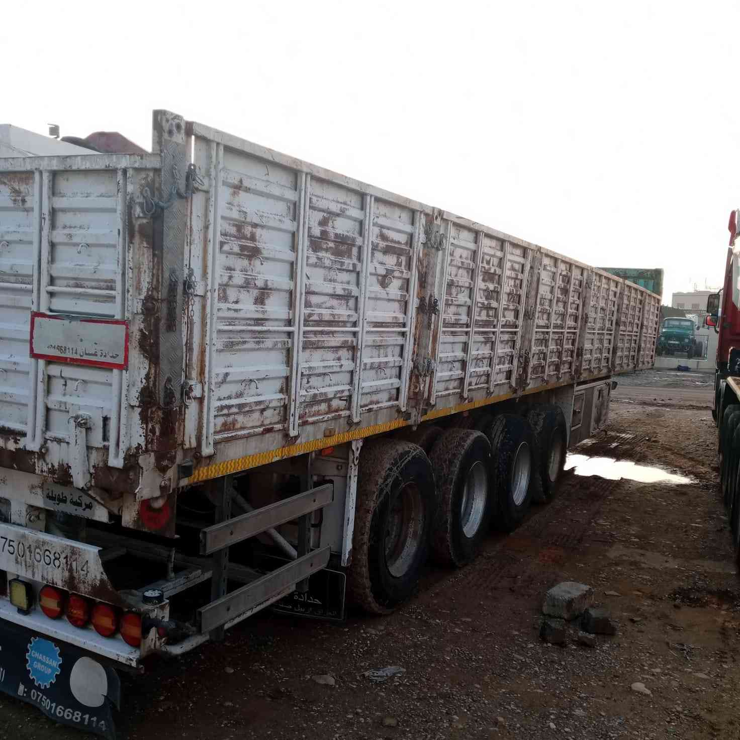 عربانة غسان للبيع موديل 2019 اربع محاور ذات جوانب متحركة هيه والتعلاوات كامل اربع دناگير تايرات جديد جاهزة للشغل
***********
