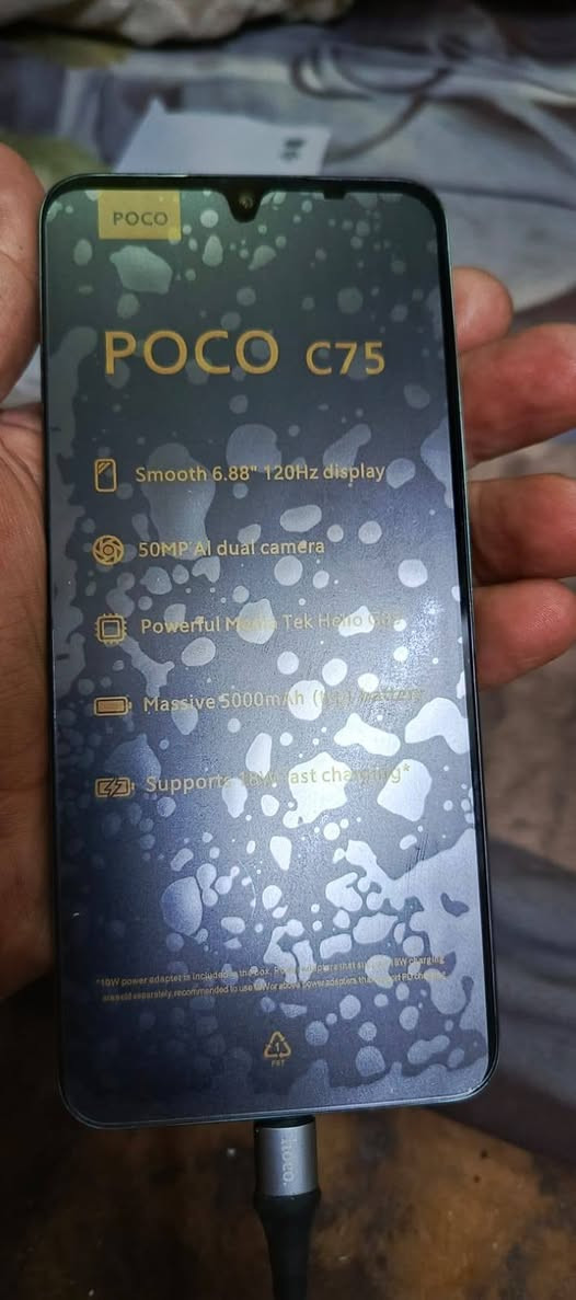 السلام عليكم اخون تليفوان بوكو c75 ذاكرة 256 رام 8 التليفون ضمان سعرة 165 الف قفل العنوان بغداد ***********
