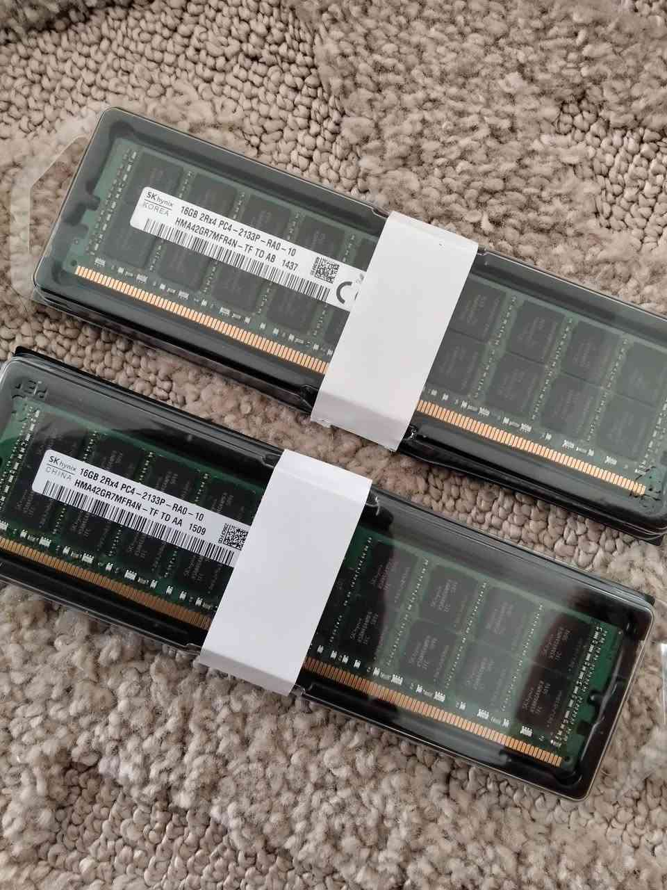 سلام عليكم 
رامات DDR4 حجم القطعة 16GB التردد 2133 سعر القطعة ٤٥
مذربورد مع معالج السعر ٣٥ 
مذربورد مع معالج مع رام DDR4 حجم 16GB تردد 2133 السعر ٩٠
كيبل رايزر كارت شاشة الجيل الرابع السعر  ٢٠
كيبل ريزر كارت شاشة الجيل الخامس السعر ٢٥


**إذا كنت صاحب هذا الإعلان وتريد حذفه لأي سبب، رجاءا أرسل رسالة إلى الدعم الفني**