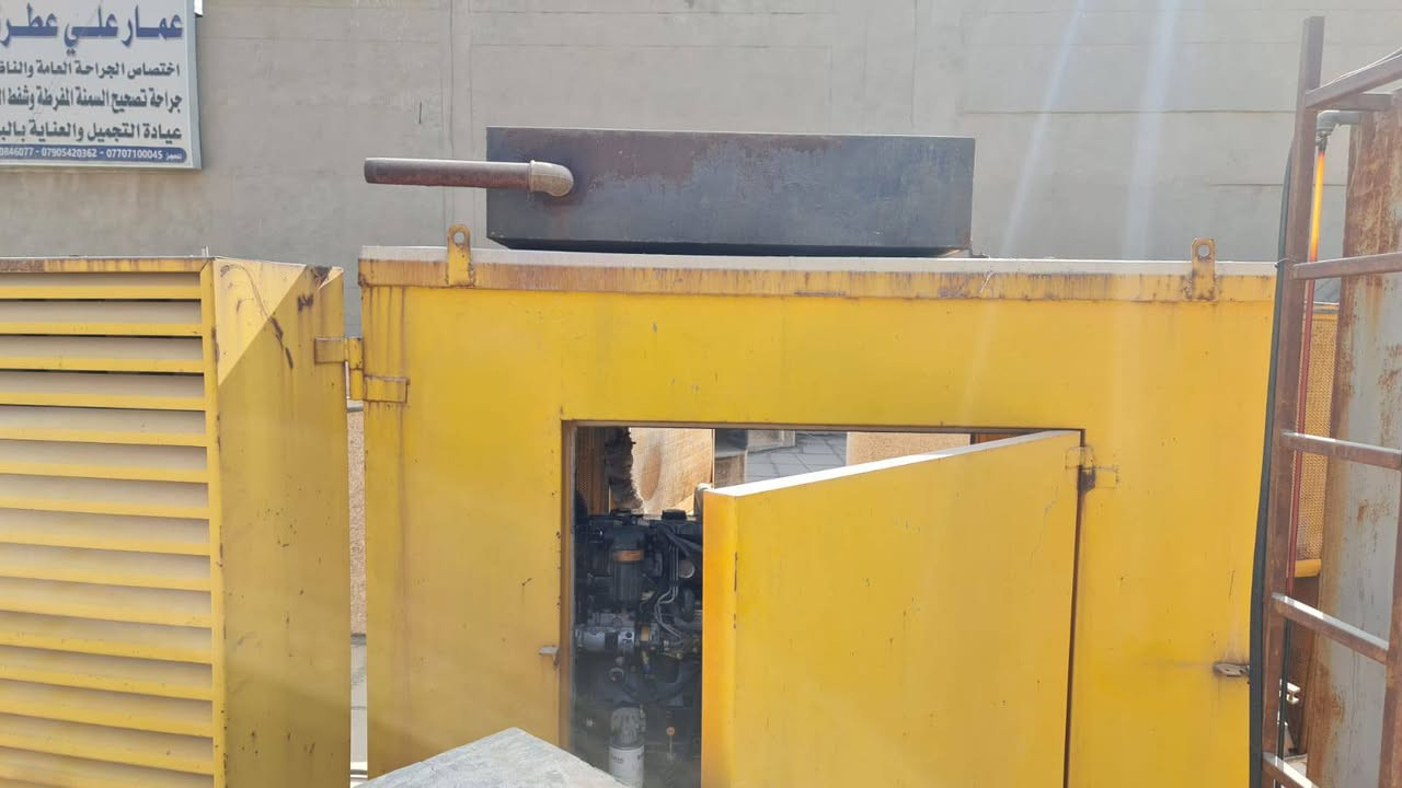 مولده بيركنز  65 kv كاتم نظيفه جدا جدا استعمال قليل + تانكي كاز عمل نظامي سعة 1500 لتر السعر 53 ورقه***********
