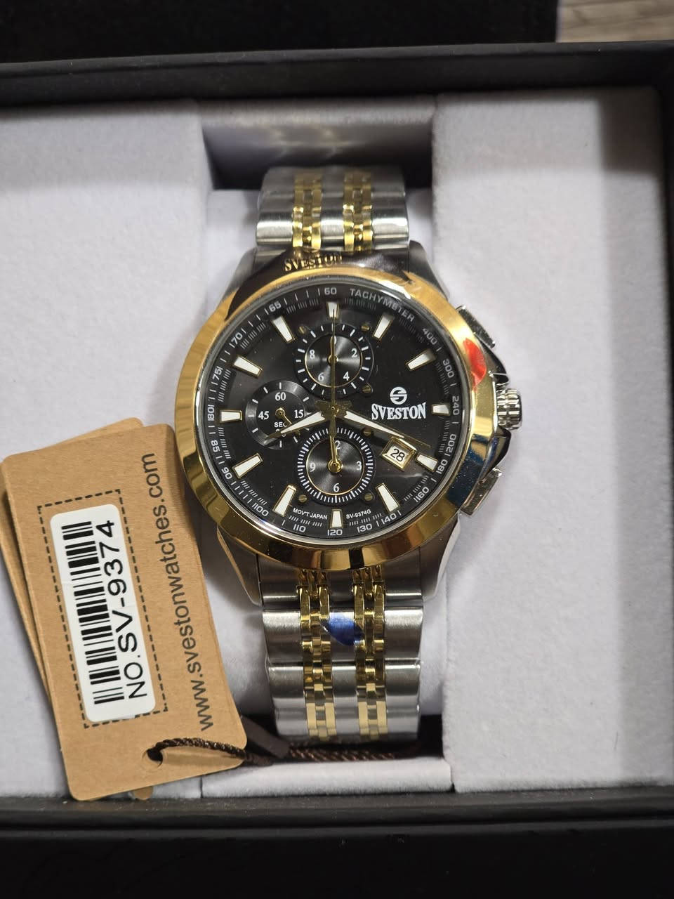 السلام عليكم شباب
للبيع ساعة Seveston أصلية وجديدة تمامًا! ⌚️✨ مكينة يابانية أصلية، كل السنترات شغالة، ومقاومة للماء لغاية 30 متر. كود الساعة موجود على الليبل. التوصيل متوفر لكل المحافظات بسعر 80 ألف دينار شامل التوصيل. تقدرون تبحثون عنها بالمواقع وتشوفون السعر بنفسكم! ومبارك على اللي ياخذها! 🎁


**إذا كنت صاحب هذا الإعلان وتريد حذفه لأي سبب، رجاءا أرسل رسالة إلى الدعم الفني**