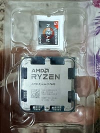 رايزن ٥ ٧٦٠٠ • مستعمل ٣ اشهر • توصيل متوفر