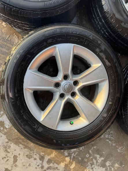 سلام عليكم من رخصت الادمن 
ويل 17 مع تخم تاير نضيف وجاهز  مثل ماموضح بصوره لبيع 

السعر 175  للتصال ***********
