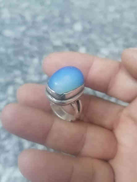 تحفه م̷ـــِْن حجر القمر قطعه جميله صياغه يدويه ثقيله سعر 75 مكان كربلاء ***********
