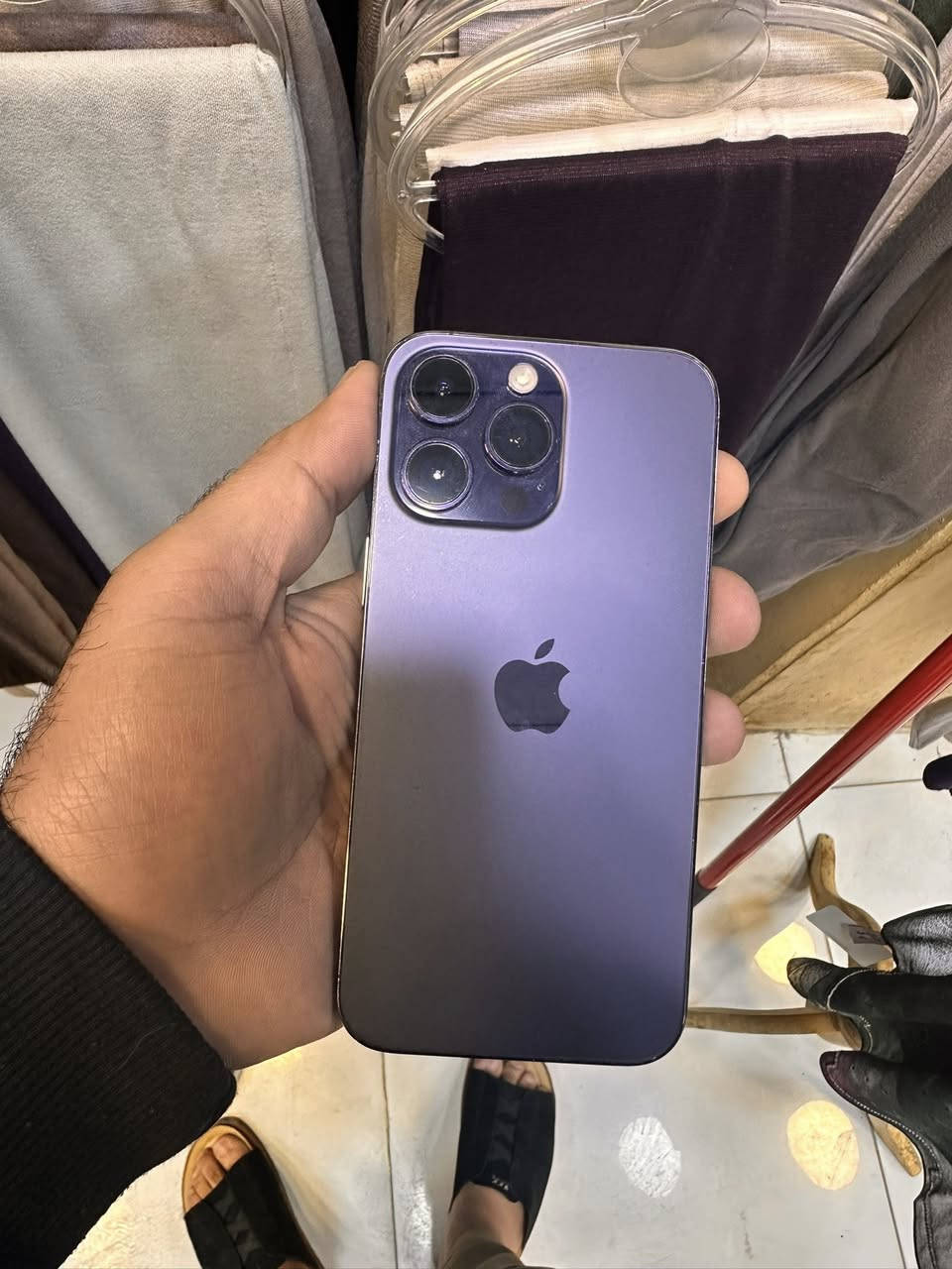 السلام عليكم شباب ايفون ١٤ بروماكس ذاكره ٢٥٦شرق اوسط دبل شريحه نموذج A
العنوان بغداد الحريه ***********
