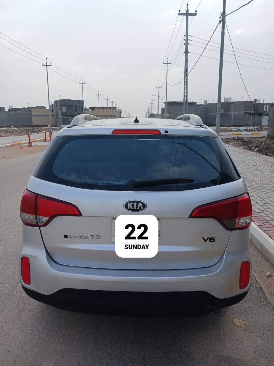 كياء سورنتو 2014 مكينه 6 سلندر 7 راكب سياره جاهزه تخم تاير حداده مكينه مكفول بيه صبغ حزام السعر 120 وبيه مجال ذا اكو مراوس اراوس رقم مثنى باسمي ..
‏‪0788 980 1548‬‏

