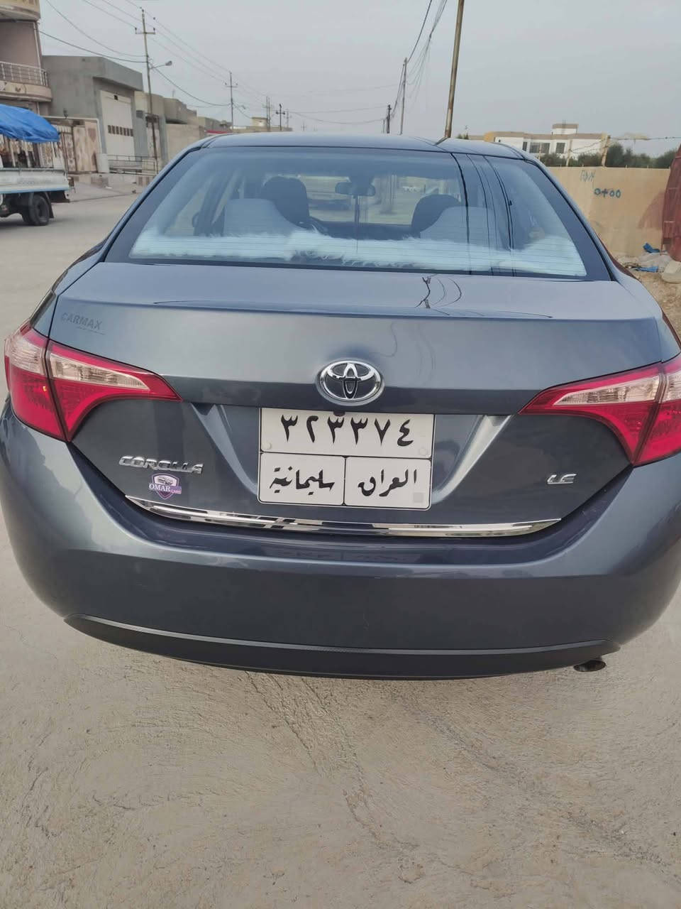 كورلا للبيع موديل2019
Le
رقم سليمانية
ضرر: بارد فقط موضح في السونار بدون تبديل اي قطعه 
سنوية لغاية 2026/3/28
السعر 155 وبي مجال
المكان ديالى ناحية جبارة
رقم الهاتف : ***********
