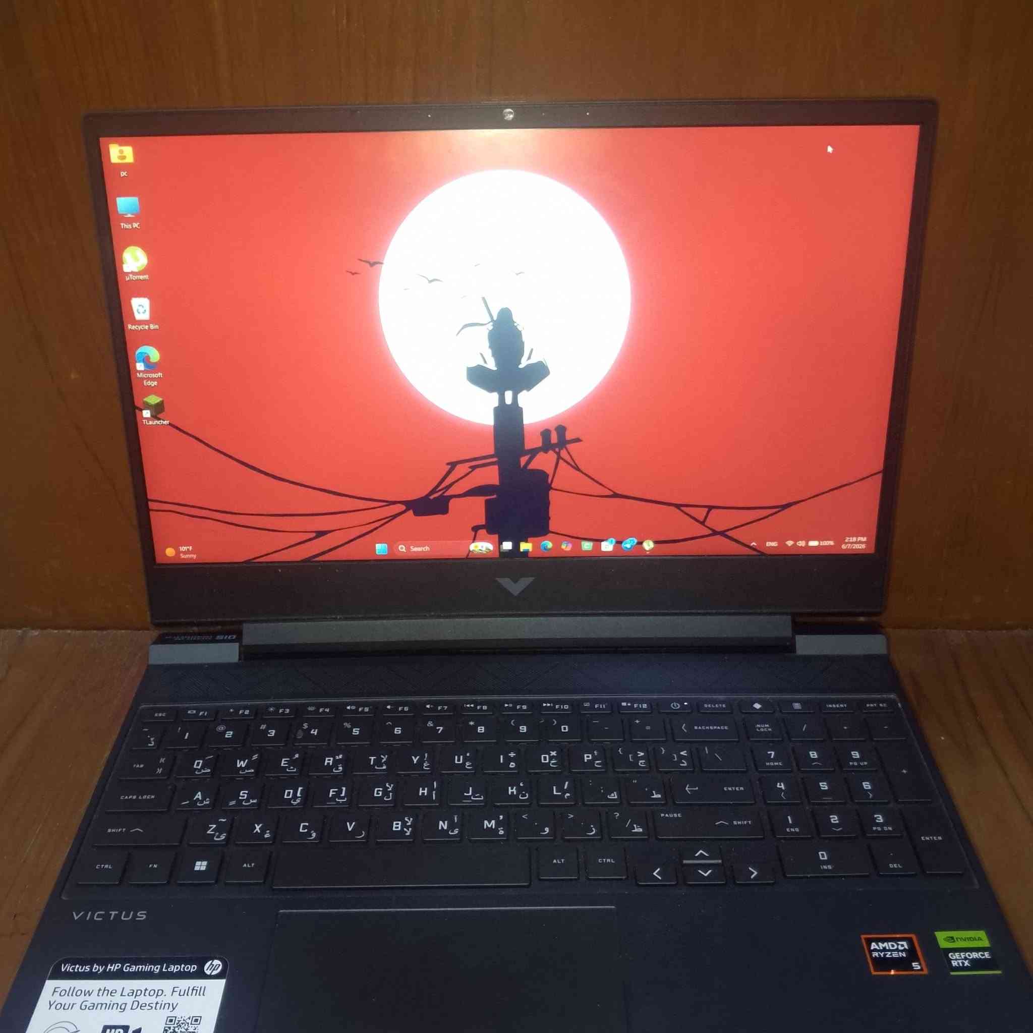 HP Victus 15
الشاشة IPS 144hz 
المعالج  AMD ryzen 5 8645hs
كرت الشاشة الداخلي  radeon 760M graphics 
كرت الشاشة الخارجي Nvidia RTX 4050 6g 
الRAM 16g DDR5
التخزين SSD NVme M. 2 
السعر مليون و خمسين الف
للاستفسار ا. الشراء ادخلي على الخاص


**إذا كنت صاحب هذا الإعلان وتريد حذفه لأي سبب، رجاءا أرسل رسالة إلى الدعم الفني**