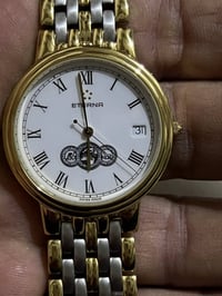 ⬛️Eterna ⬛️ساعه سويسري ⬛️طلاء ذهب 18 وستيل ⬛️كوارتز بطاريه ⬛️القطر 34 ...