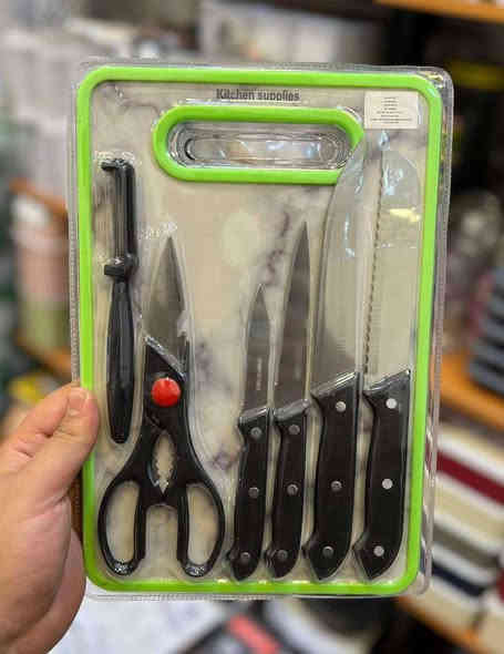 سيت سكاكين مع تخته ثرم🔥✅ السعر 6 الاف فقط

سيت يتكون من 4 سكاكين مع مقص 
مع مگشاره و تخته ثرم
السيت كامل 7 قطع نوعية اصلي جدا عملية

📌العنوان بابل الوردية خارج مقابل غسل الاخوين
واتساب ***********

التوصيل لجميع المحافظات ✅
