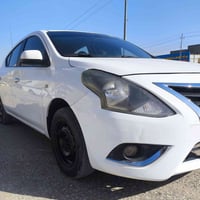 نيسان سني موديل 19 هندي قطعتين وشوية من الجاملغ الخلفي ايمن صبغ إثر ضر...