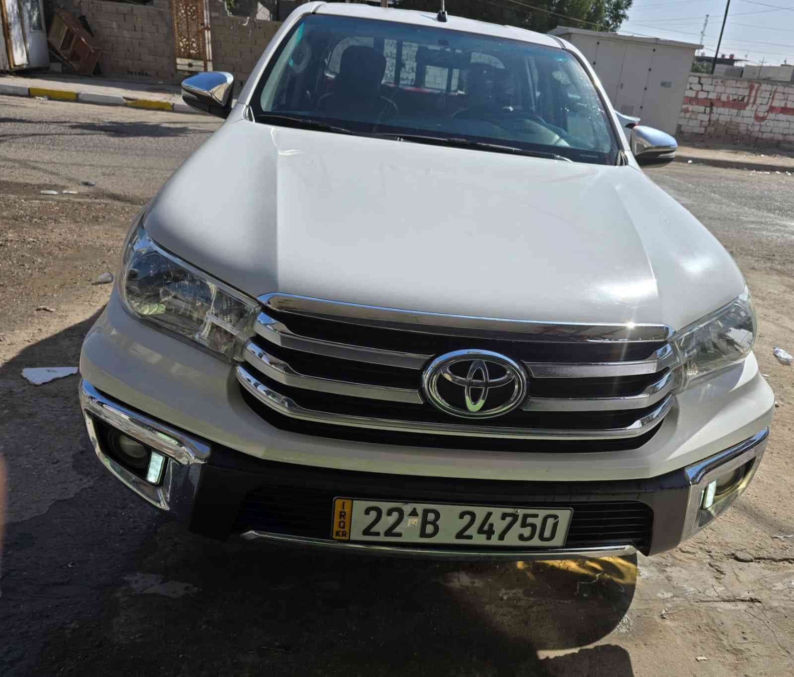 للبيع تويوتا هايلوكس 2020 فور ويل 4x4 ديزل (كاز)رقم اربيل ماشيه 85 الف فقط كفاله عامه فقط طعجه صغيره بباب الصندوك بعدها جديده سياره مكينه كير حداديه كلها كفاله مملعوب ولامفتوح منها شي ونظيفه حيل مامشتغله خط ولاشركه مكانها البصرة ب290 $ بيها مجال (سياره برغي ممفتوح بيها يعني جديده ) استفسار ***********
