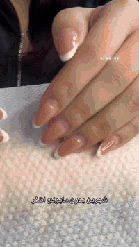 ‎✨عروض الاظافر في صالون GLOW UP✨ جلش اكستنشن + جلش + فل دزاين 25 الف ف...