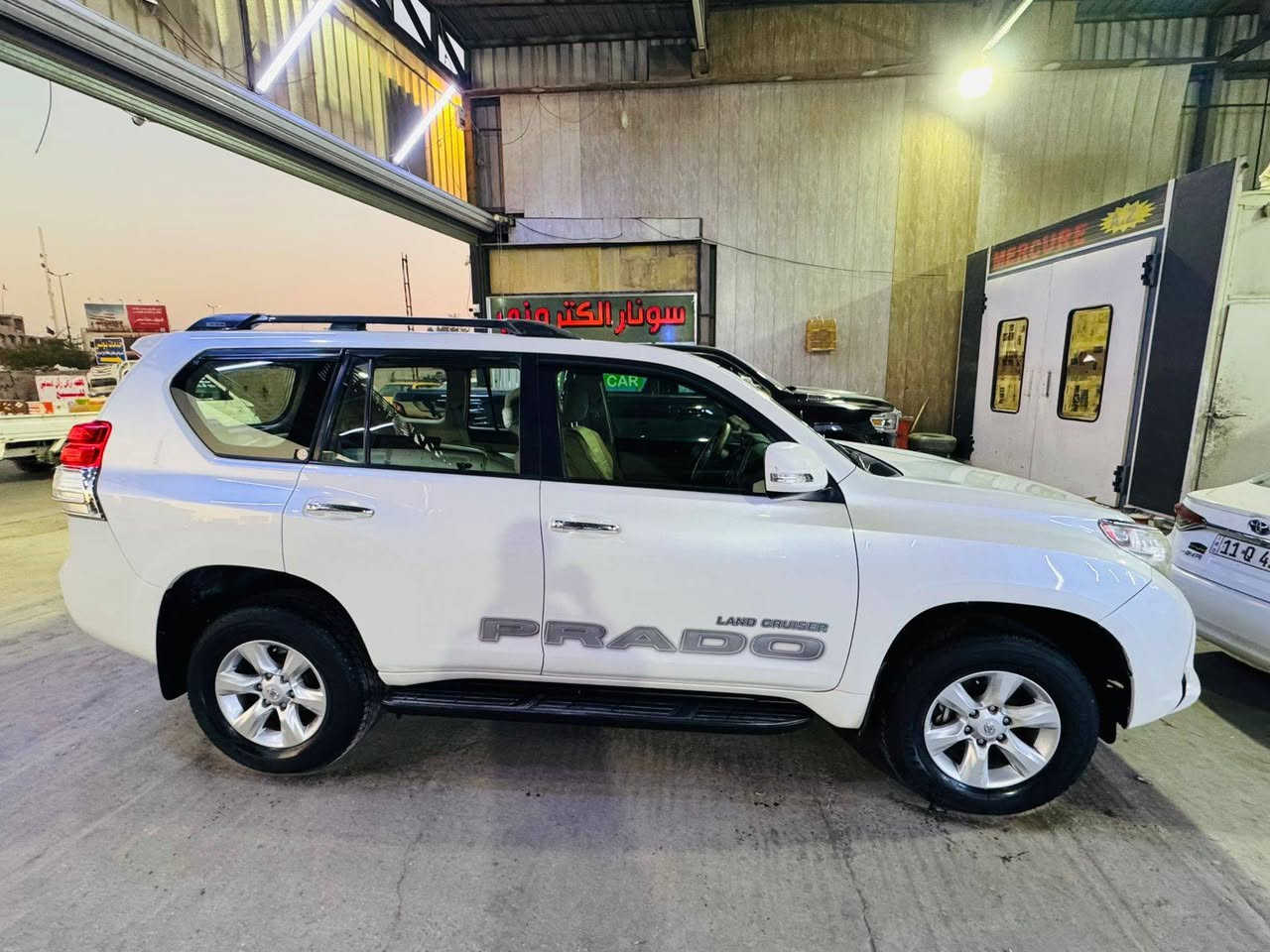 السلام عليكم برادو 2011 4سلندر سياره كفاله عامه من كلشي محرك كير صدر أمامي خلفي جديد /تخم تاير جديد
رقم الهاتف (***********) 
/مكان بغداد الحرية
