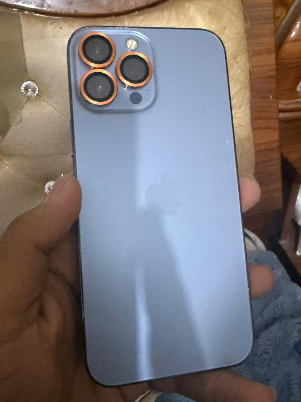 آيفون 13 برو ماكس للبيع
ذاكره 256
البطارية 76 بلادي 
جهاز  بس شخط بل ضهر ما مبين 
باقي التفاصيل موضح بل صور 
السعر 550 قفل 
كربلاء الانتفاضه الثالثه قرب الدره 
رقمي ***********
