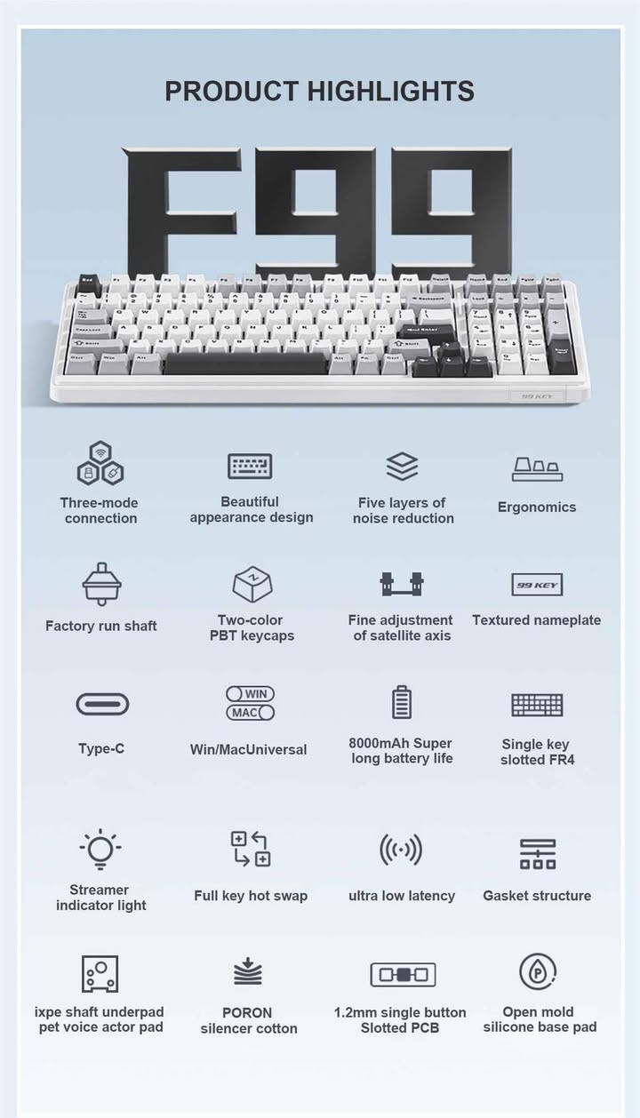 بۆ فرۆشتن / للبيع

​مۆدێل / مودیل: Aula F99 Mechanical Keyboard 

​دۆخ / الحالة: نوێ (لە کارتۆن نەکراوەتەوە) / جديد (بكرتونه لم يفتح)

جۆری ​سویچ / السويتش: Greywood V3 (صوت ثوكي وناعم جداً)

​نرخ / السعر: ٧٥,٠٠٠ دینار (کەمێک مەعامەلە / قليل من المجال)

گەیاندن / التوصيل: بەردەستە بۆ هەموو شارەکان / متوفر لجميع المحافظات 🚚 أربيل, العراق


**إذا كنت صاحب هذا الإعلان وتريد حذفه لأي سبب، رجاءا أرسل رسالة إلى الدعم الفني**