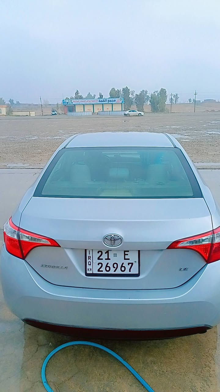 كورلا 2016 Le. امريكي رقم سليمانية باسمي رقم دولي محولة جديد تحكم سرعة تحكم مري شاشة بلادي كير ومحرك مكفول سيارة خير من الله السعر 130 بيهة مجال ضررهة جاملغ يمين لغد  وبنيد مبدل بلادي *********** المكان ديالى الخالص هبهب

